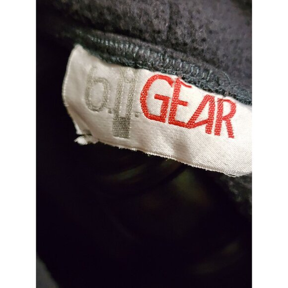 Vintage BI Gear Pullover Fleece Sweater Colorful Geometric Shoulder Medium - Picture 5 of 8